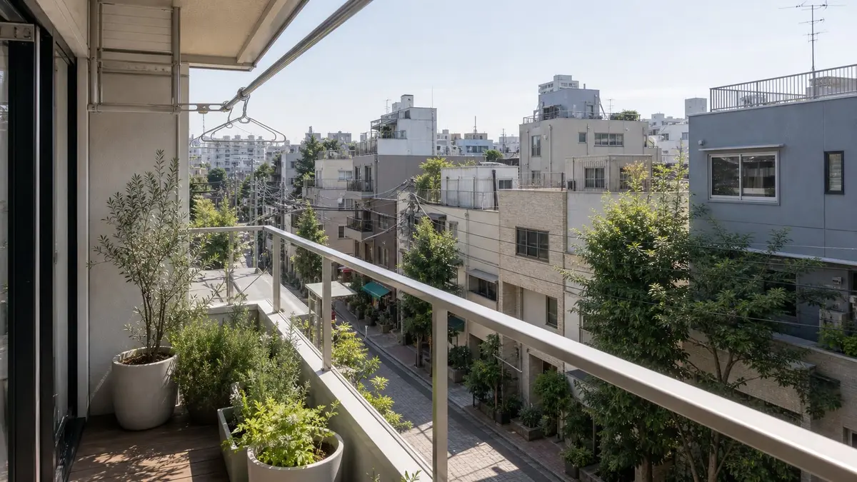 代々木上原周辺を想起させる静かな住宅街